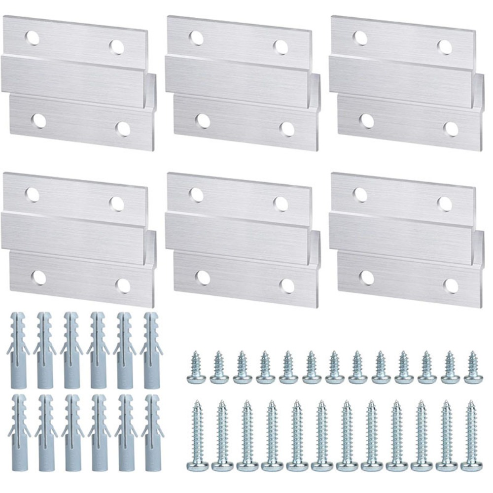 Furniture Interlocking Hardware - French Cleat Hanger Z Aluminum Clips