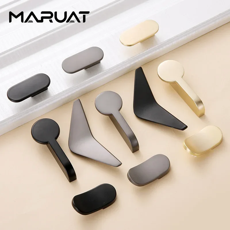 Furniture Hardware Gold - Zinc Alloy Modern Gold Black Closet