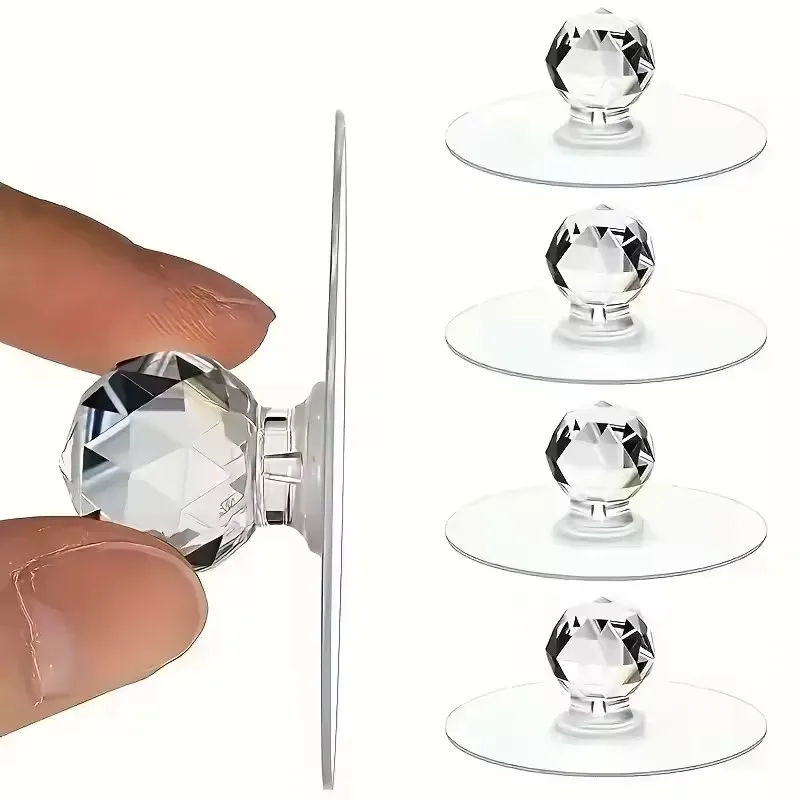 Furniture Hardware Manufacturer - 20pcs Transparent Crystal Door Knobs Cabinet