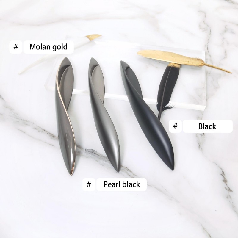 Furniture Hardware Gold - Nordic Classic Drawer Handle Black Gold