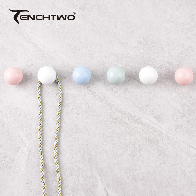 Round Ceramic Hook Clothes Han - đánh giá và giá Furniture And Hardware