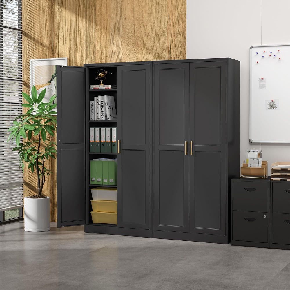 Pantry Cabinet,71Black Metal P - đánh giá và giá Furniture Hardware Gold