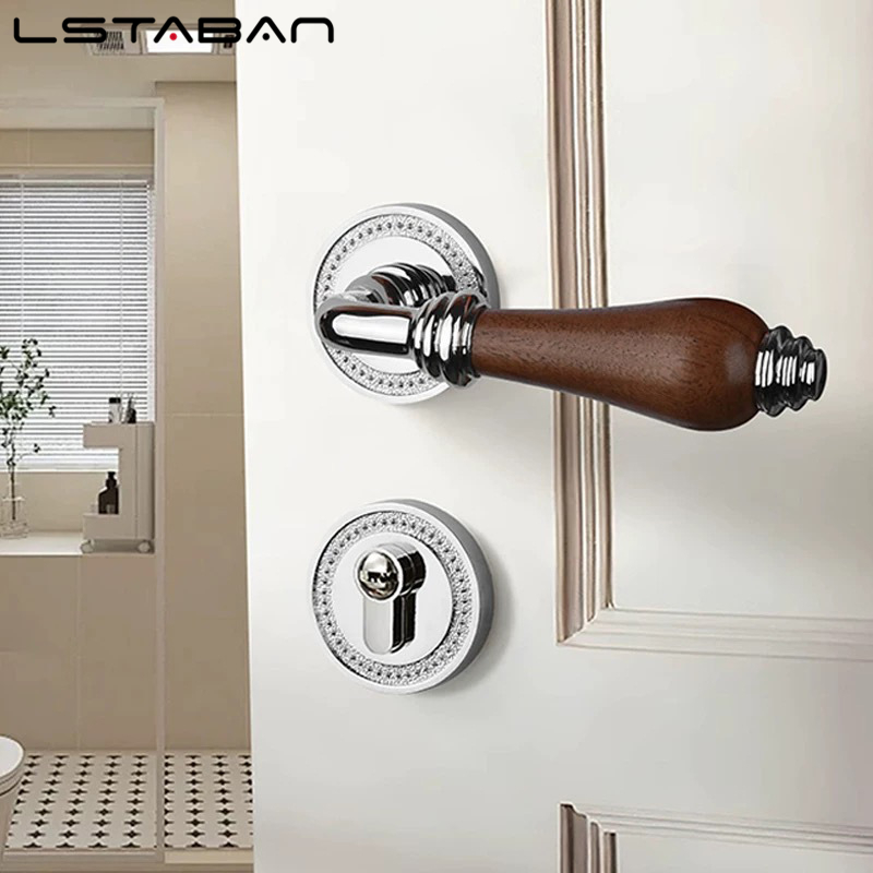 Euro Walnut Wood Handle Door L - đánh giá và giá Furniture Hardware Locks
