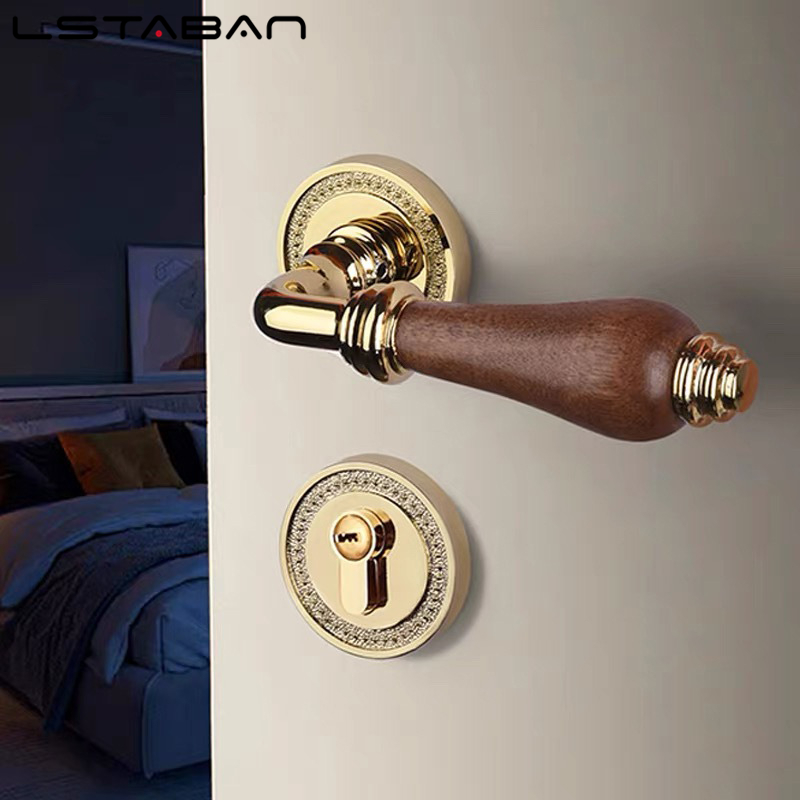 Euro Walnut Wood Handle Door L - đánh giá và giá Furniture Hardware Locks
