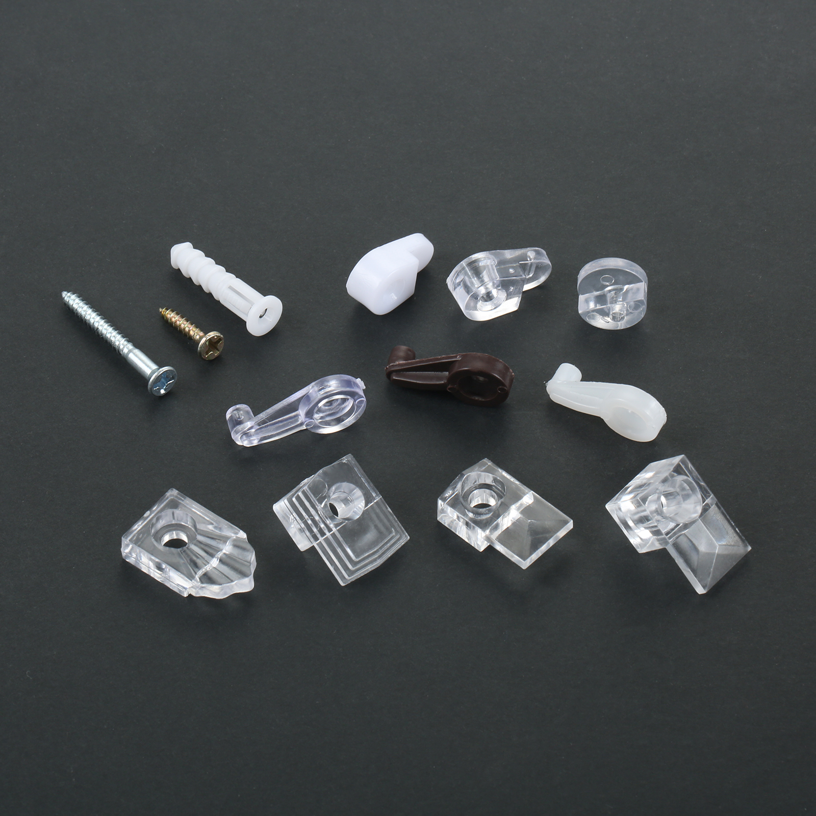 10Pcs Plastic Glass Retainer C - đánh giá và giá Furniture Hardware Connectors