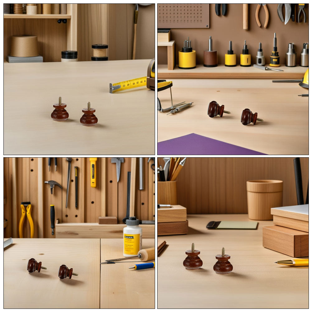 10Pcs Wood Cabinet Knobs Round - đánh giá và giá Cabinet Knob Round
