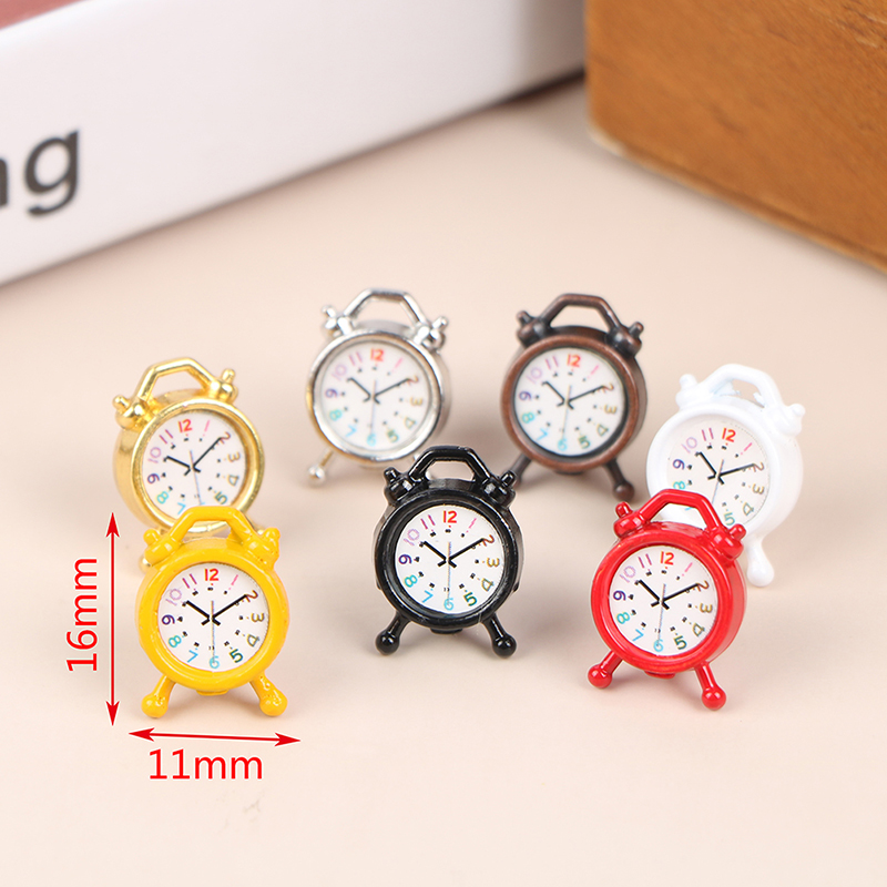 1PC 1:12 Scale Alarm Clock Dol - đánh giá và giá Home Furniture & Hardware Trading