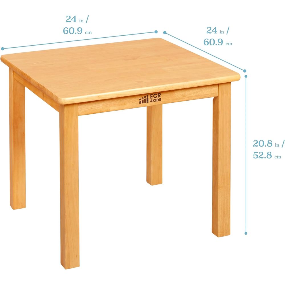 24 Square Hardwood Table with  - đánh giá và giá Furniture Leg Set