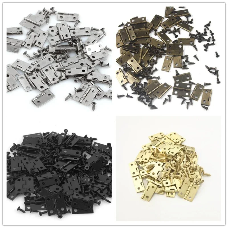 50pcs Mini Hinge For Small Cra - đánh giá và giá Furniture Hardware Gold