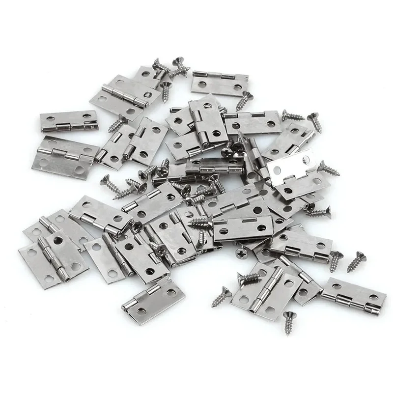 50pcs Mini Hinge For Small Cra - đánh giá và giá Furniture Hardware Gold