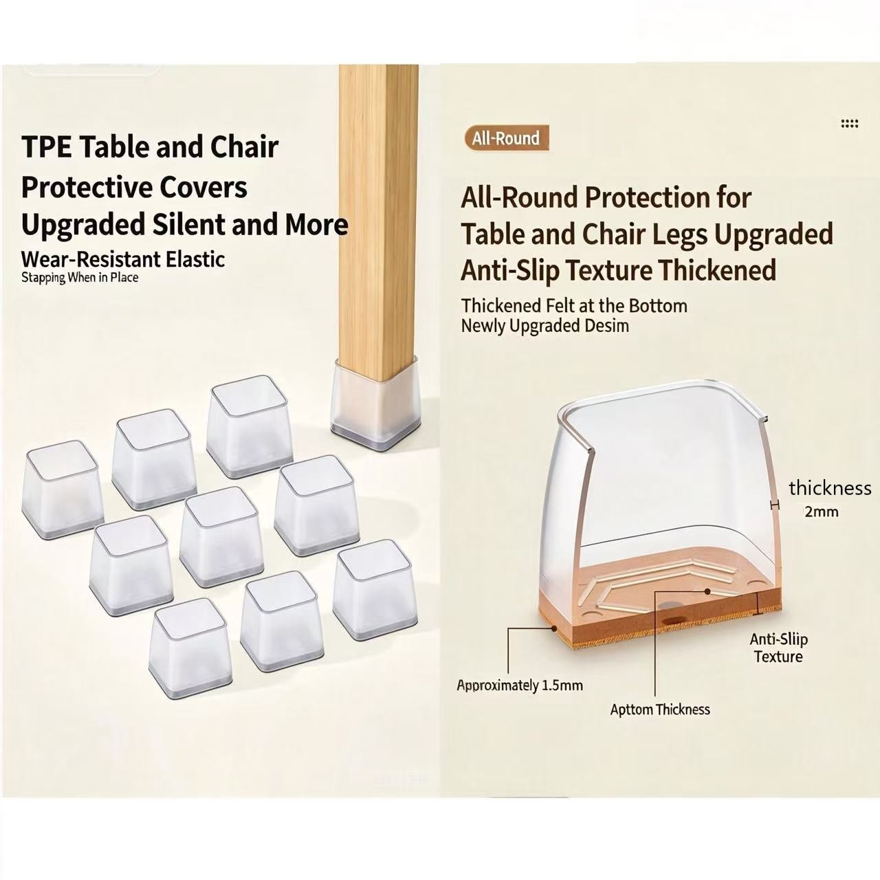 8/16/24PCS Frosted Square Furn - đánh giá và giá Furniture Hardware Feet