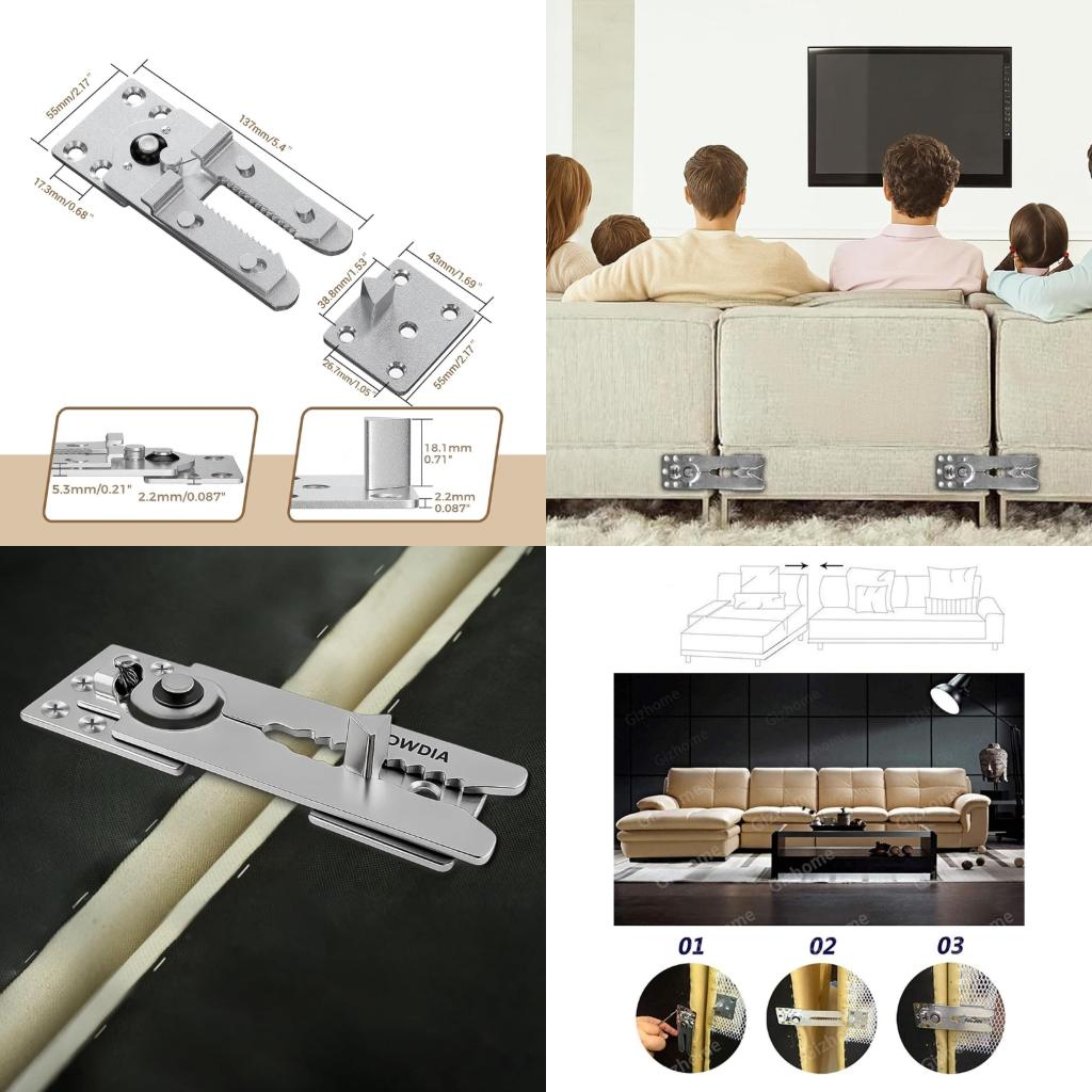 6Pcs Sectional Couch Connector - đánh giá và giá Furniture Interlocking Hardware
