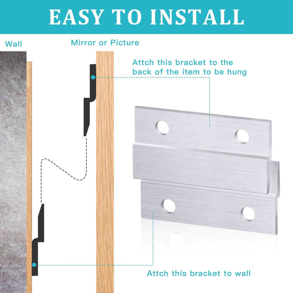French Cleat Hanger Z Aluminum - đánh giá và giá Furniture Interlocking Hardware