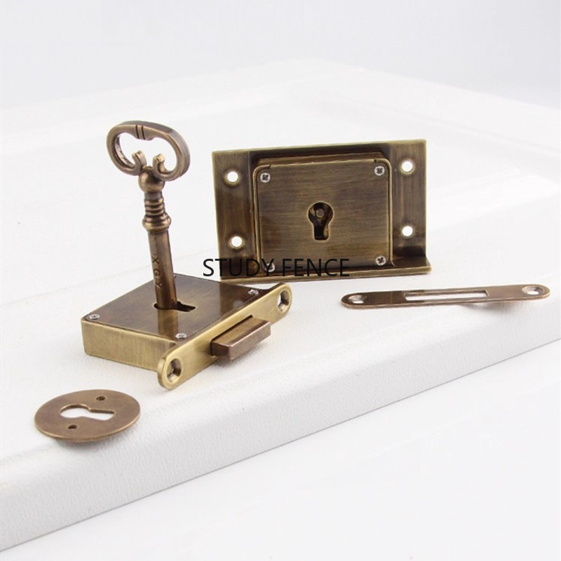 1PC Antique Metal Drawer Lock  - đánh giá và giá Furniture And Hardware