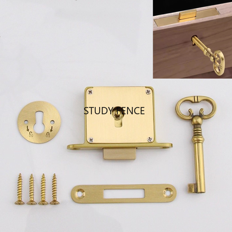 1PC Antique Metal Drawer Lock  - đánh giá và giá Furniture And Hardware