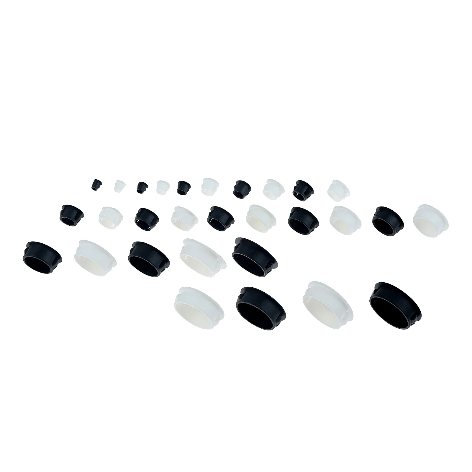 50Pcs Black/White Round Plasti - đánh giá và giá Furniture Hardware Connectors