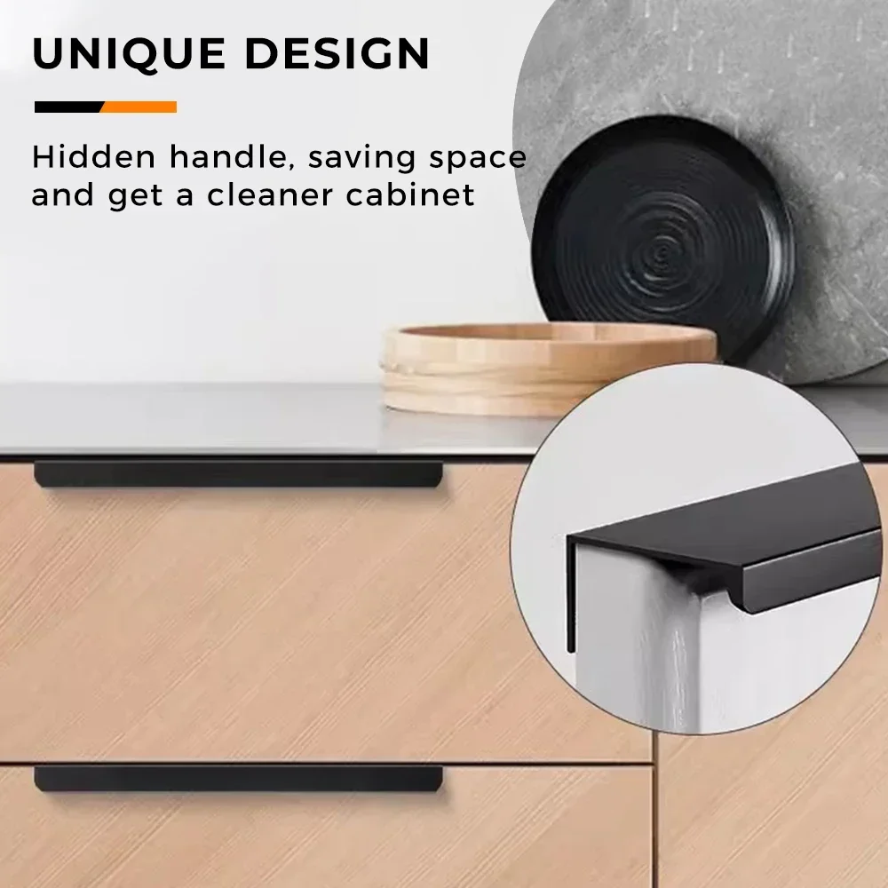 Hidden Furniture Handles Matte - đánh giá và giá Furniture Hardware Gold