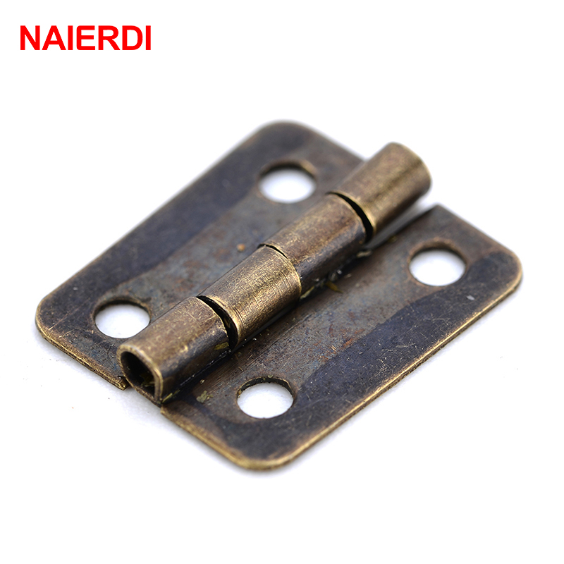 50PCS NAIERDI Antique Hinge Mi - đánh giá và giá Furniture Hardware Gold