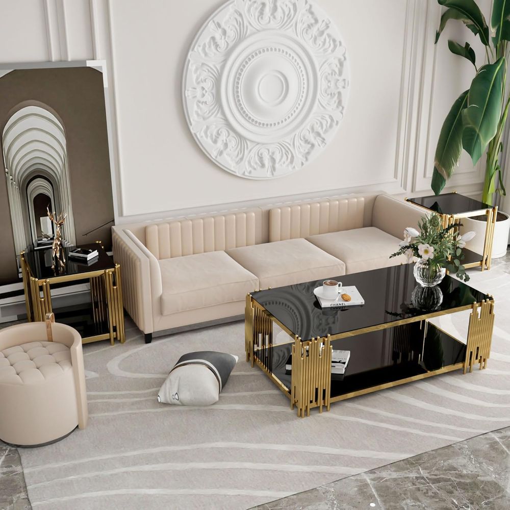 Modern Black Tempered Glass Co - đánh giá và giá Furniture Leg Set