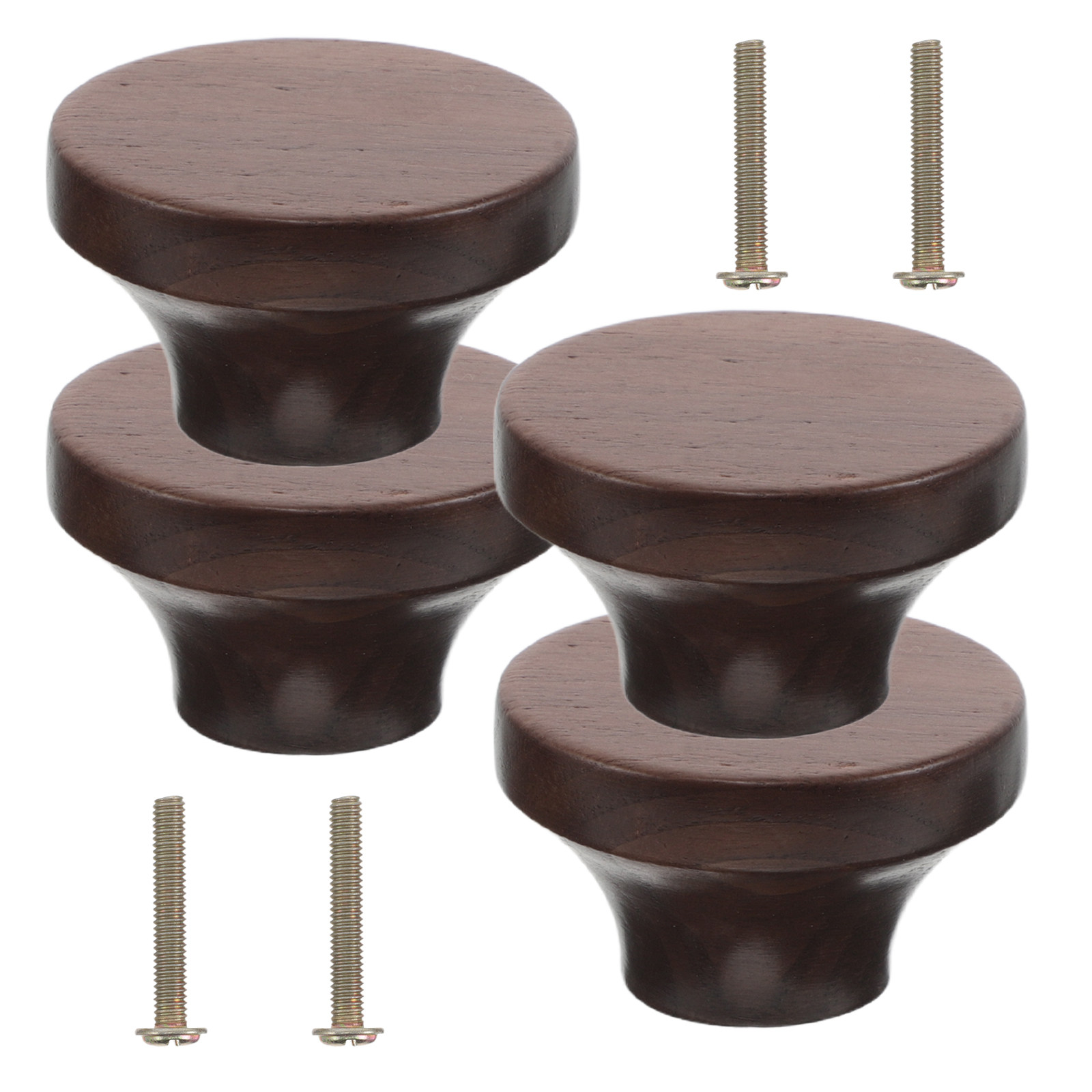 4Pcs Wooden Round Drawer Pulls - đánh giá và giá Cabinet Knob Round